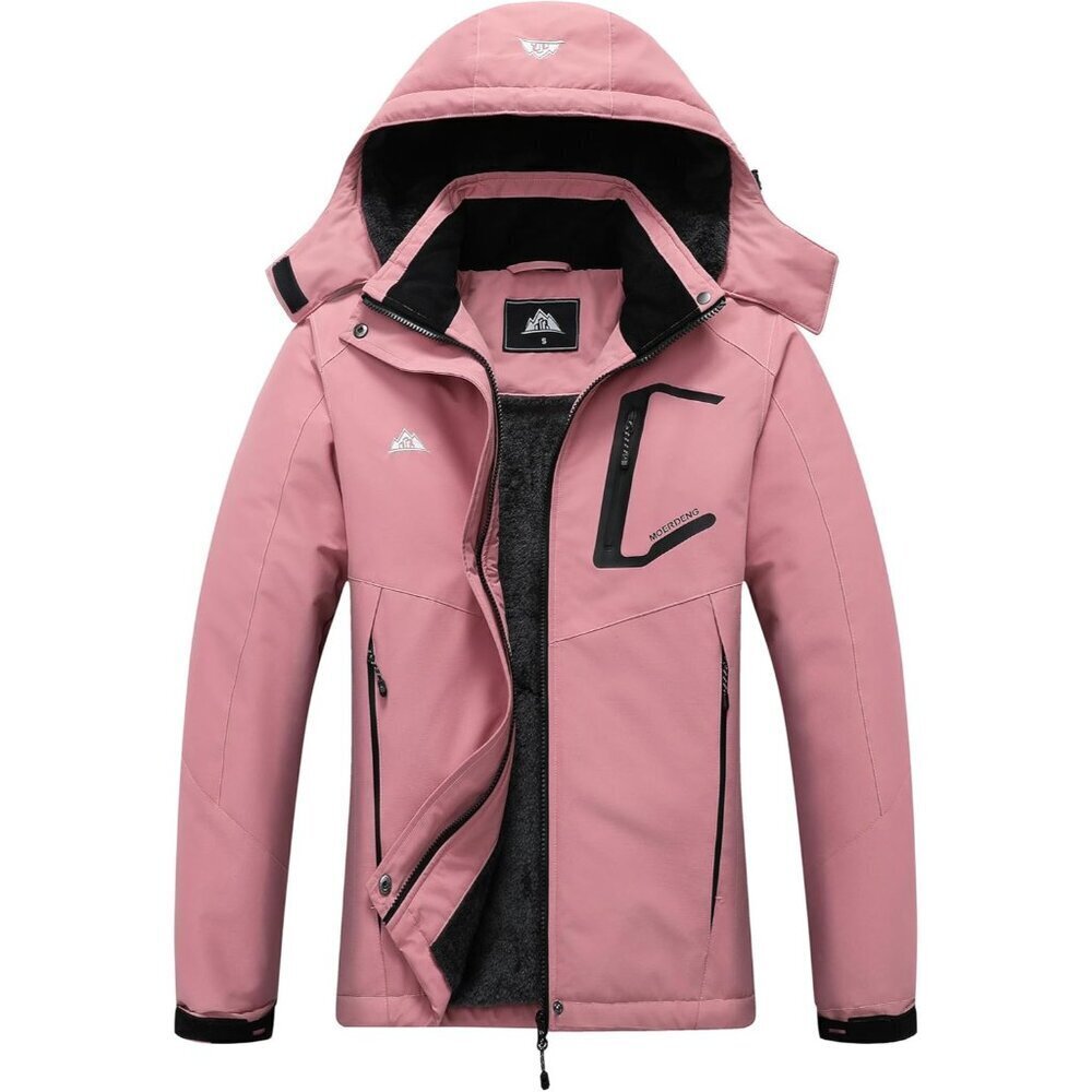 Women's Ski Jacket Waterproof Winter Coat Hooded Snowboarding Jacket Warm Winter